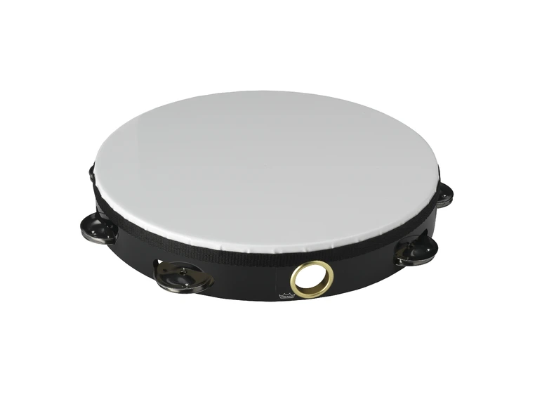 Remo TA-5110 Tamburin m/Skinn, Enkel rad 